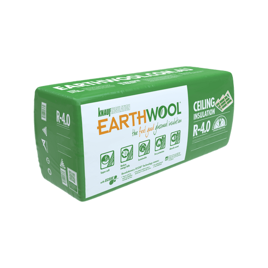 Earthwool R4.0 Thermal Ceiling Batts (195mm thick) - 430mm and 580mm
