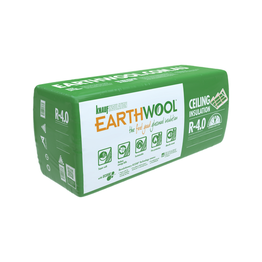 Earthwool R4.0 Thermal Ceiling Batts (195mm thick) - 430mm and 580mm